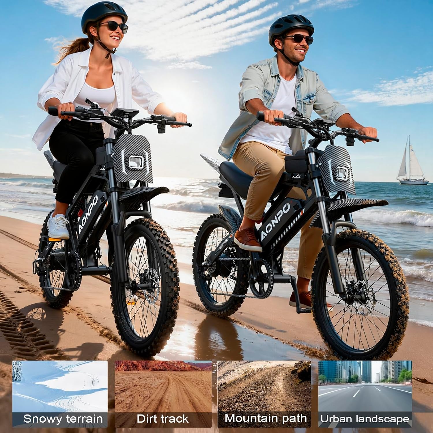 A20 Electric Bike for Adults, Peak 2000W Electric Dirt Bikes for Adults | UL 2849 48V 18.2Ah(873.6Wh) E-Bike, 100 Miles(Pas), Hydraulic Disc Brakes E Bike for Teens, 17" Dirt Tires Ebikes for Adults