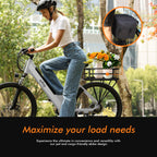 Silver Cityone electric bike for adults with 26-inch tires, 750W motor, 7-speed gear, step-through frame, and 20MPH speed.