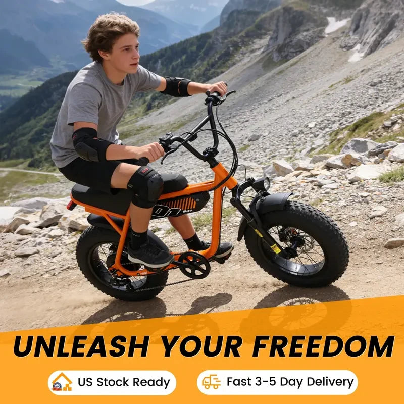 Fat Tire Electric Bike by Electric Connection with wide tires and sleek frame, suitable for off-road and urban riding.