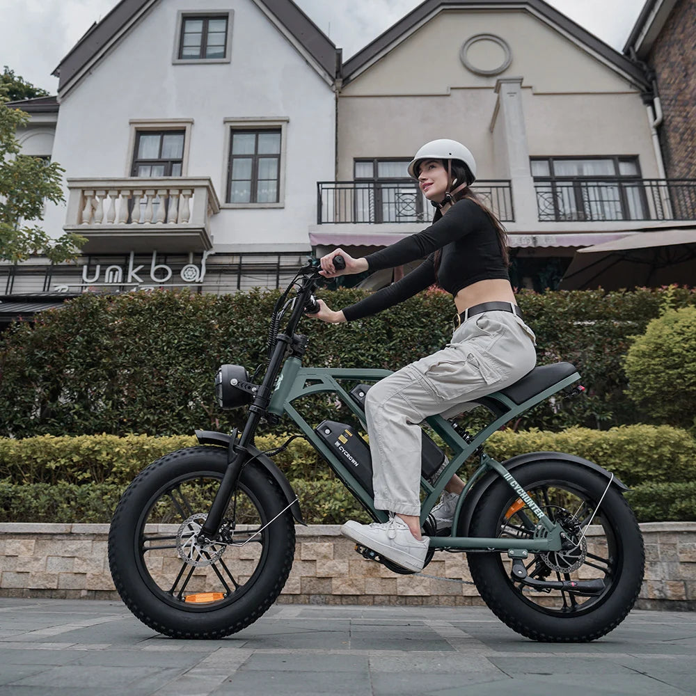 Cychunter Moped-Style Ebike