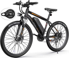 Electric Bike for Adults 27.5" E-Bike with 500W Motor, Electric Mountain Bike with 48V 10Ah Battery, Lockable Suspension Fork, Shimano 21 Speed Gears UL2849