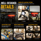 EB26 Electric Bike for Adults, Peak 1500W 48V 15Ah, 26" Fat Tire Ebike, E-Mountain Bicycle, UL2849