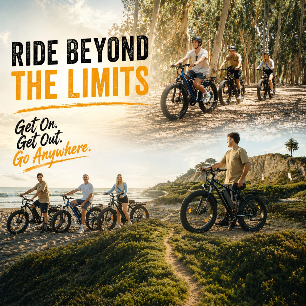 EB26 Electric Bike for Adults, Peak 1500W 48V 15Ah, 26" Fat Tire Ebike, E-Mountain Bicycle, UL2849