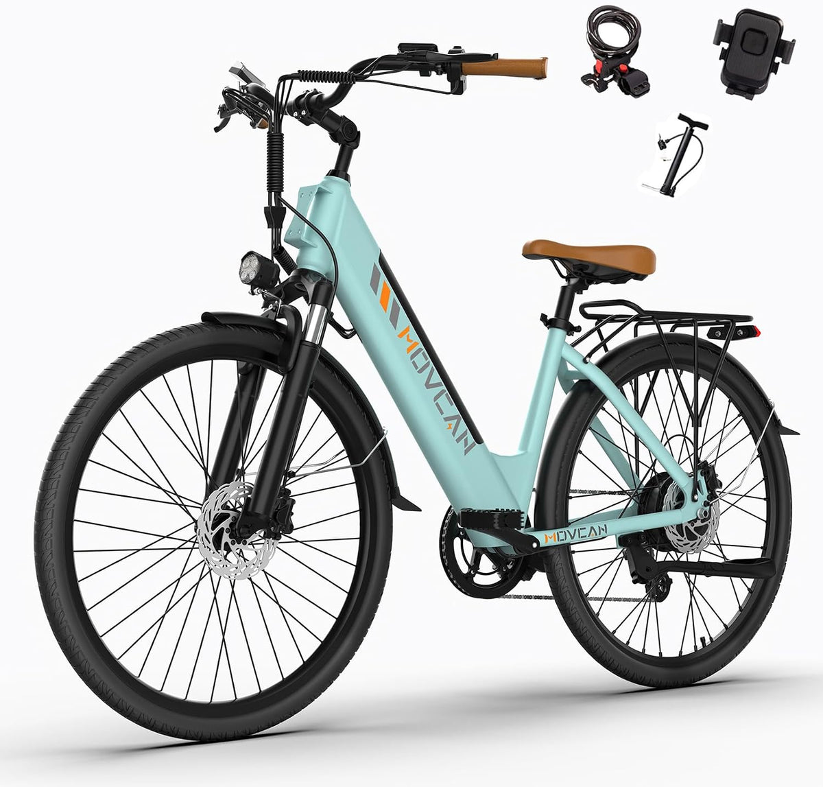 Electric Connection V80 electric bike with 26-inch wheels, 1000W motor, dual disc brakes, and removable 48V battery for city commuting.