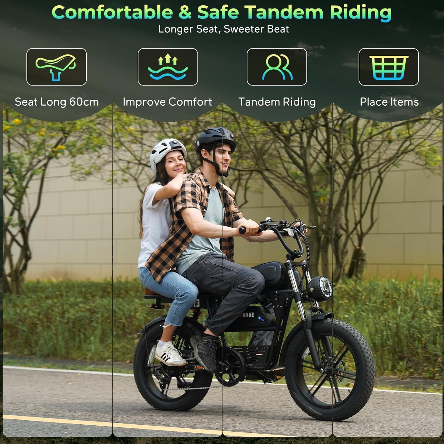 T73 Premium Series Electric Bike for Adults,48V15Ah/36Ah/41.6Ah Battery,1000W/1500W/3000W Powerful Motor,20''*4'' Fat Tire, Hydraulic Shockproof &Oils Brakes, Commute/Snow Ebike.Age 15+
