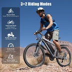 Electric Bike for Adults, 1000W Peak Ebike, 50Miles 20MPH Electric Mountain Bike, 26" Adult Electric Bicycle with 48V Removable Battery, Fenders,7 Speed, Front Suspension, UL 2849 Certified