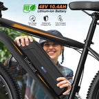 Electric Bike for Adults 27.5" E-Bike with 500W Motor, Electric Mountain Bike with 48V 10Ah Battery, Lockable Suspension Fork, Shimano 21 Speed Gears UL2849
