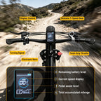 EB26 Electric Bike for Adults, Peak 1500W 48V 15Ah, 26" Fat Tire Ebike, E-Mountain Bicycle, UL2849