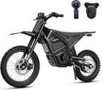 Electric Connection IN10 Pro electric dirt bike with 17"/14" tires, 5500W motor, hydraulic brakes, and dual shock for off-road riding.
