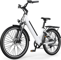 Electric Bike for Adults,26" Step-Thru Ebike with 1000W Peak Motor,50 Miles 20MPH Adult Electric Bicycles with 48V Internal Removable Battery, Adjustable Stem,7 Speed,Ul 2849 Certified