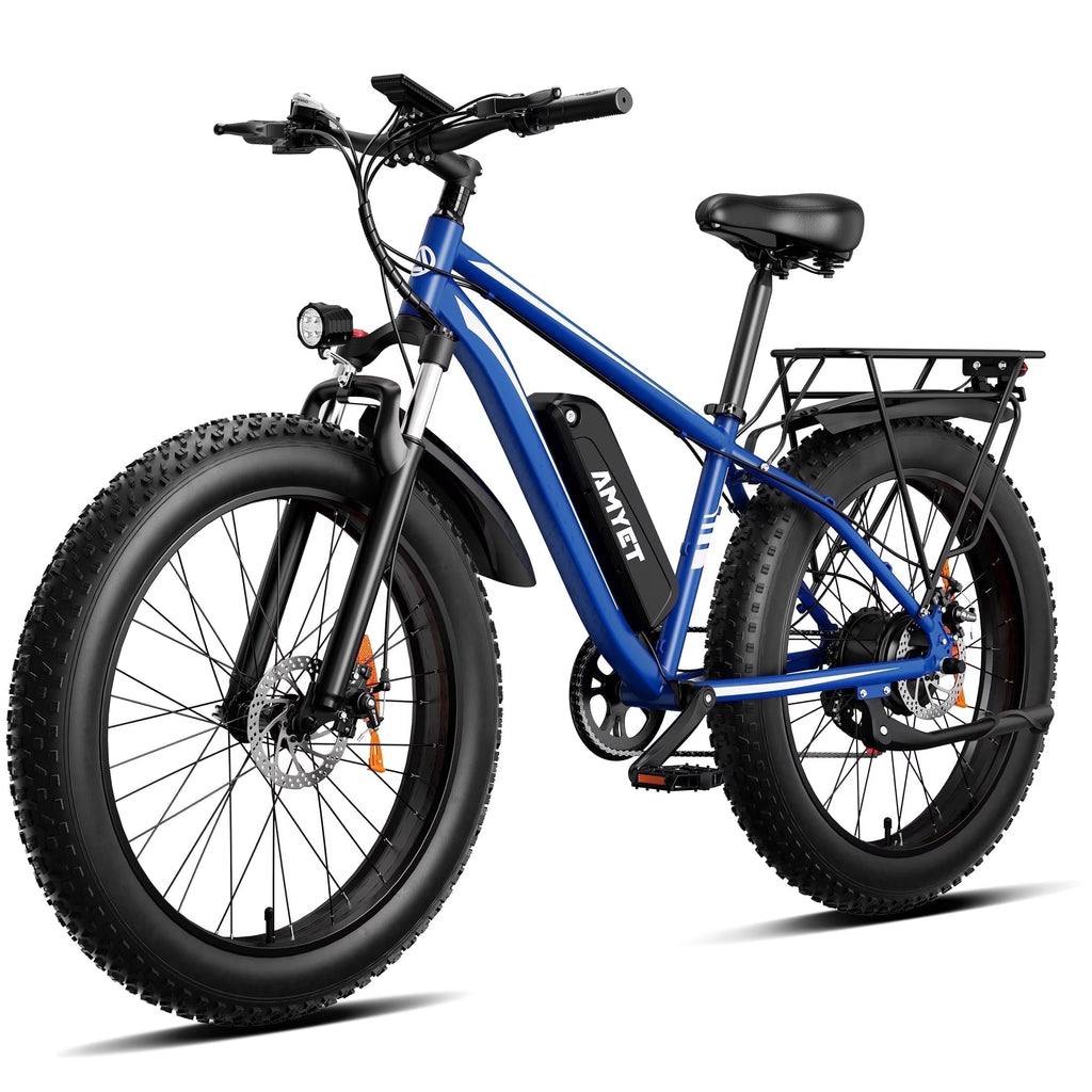 EB26 Electric Bike for Adults, Peak 1500W 48V 15Ah, 26" Fat Tire Ebike, E-Mountain Bicycle, UL2849