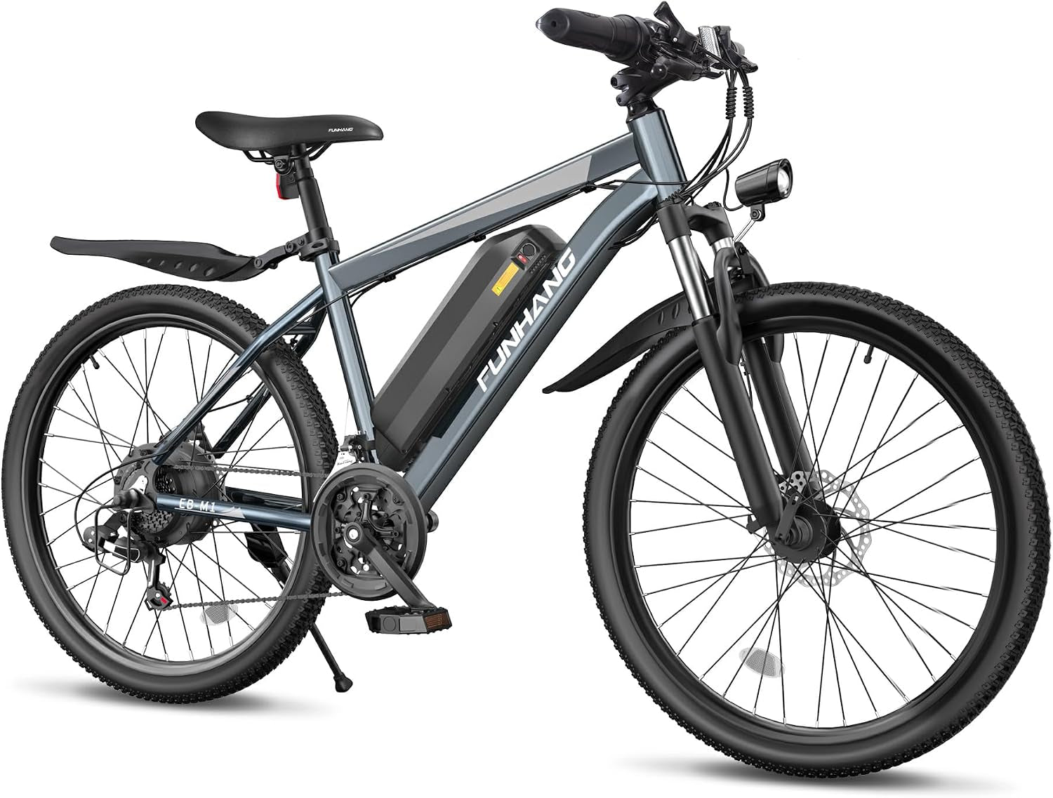Electric Bike for Adults, 1000W Peak Ebike, 50Miles 20MPH Electric Mountain Bike, 26" Adult Electric Bicycle with 48V Removable Battery, Fenders,7 Speed, Front Suspension, UL 2849 Certified