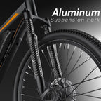 Electric Bike for Adults 27.5" E-Bike with 500W Motor, Electric Mountain Bike with 48V 10Ah Battery, Lockable Suspension Fork, Shimano 21 Speed Gears UL2849