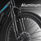 Electric Bike for Adults 27.5" E-Bike with 500W Motor, Electric Mountain Bike with 48V 10Ah Battery, Lockable Suspension Fork, Shimano 21 Speed Gears UL2849
