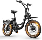 Electric Bike for Adults - 1000W Peak Motor Ebike with 48V15Ah Removable Battery, 20" X 3.0 Fat Tire Step-Thru 7-Speed Commuter Electric Bicycle, up to 24 MPH, 70 Miles Range, UL 2849 Certified.