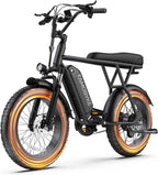 T63 Fat Tire Electric Bike, 500W Entry Level for Adults Teens | 40 Miles, 20MPH, 13Ah Removable Battery. 20 Fat Tire Ebike for Commute, School, Travel. Lightweight. UL2849 Certified.