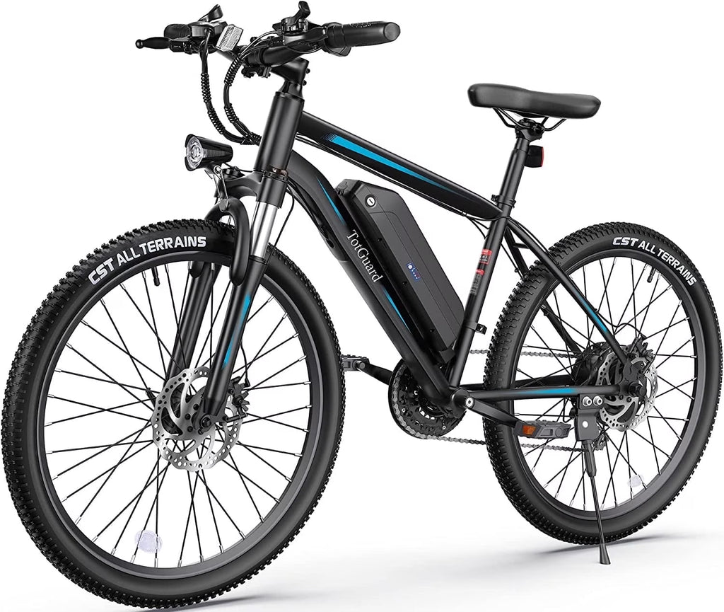 Electric Bike for Adults 27.5" E-Bike with 500W Motor, Electric Mountain Bike with 48V 10Ah Battery, Lockable Suspension Fork, Shimano 21 Speed Gears UL2849