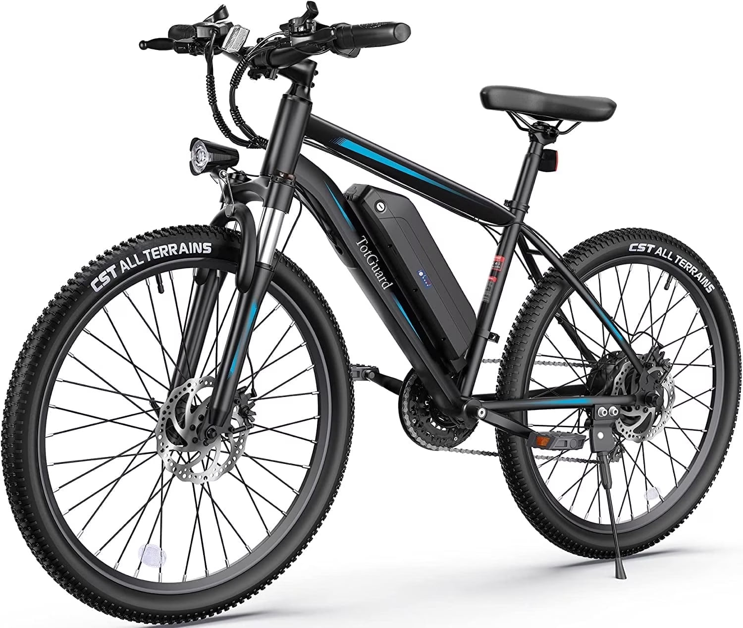 Electric Bike for Adults 27.5" E-Bike with 500W Motor, Electric Mountain Bike with 48V 10Ah Battery, Lockable Suspension Fork, Shimano 21 Speed Gears UL2849
