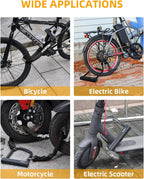 Bike Locks Heavy Duty anti Theft 18Mm Thick, Motorcycle U Lock with 4FT X 6Mm Security Chain, 3Keys Large U-Shape Electric Bicycle Wheel Lock for Ebike, Escooter, Fat-Tire Dirt-Bike, Tricycle