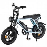 V8 Mini Electric Bike for Adults, 16" Fat Tire Ebike, 500W 20MPH Electric Bicycle, 36V 10.4Ah, E Bike UL2849