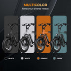T63 Fat Tire Electric Bike, 500W Entry Level for Adults Teens | 40 Miles, 20MPH, 13Ah Removable Battery. 20 Fat Tire Ebike for Commute, School, Travel. Lightweight. UL2849 Certified.