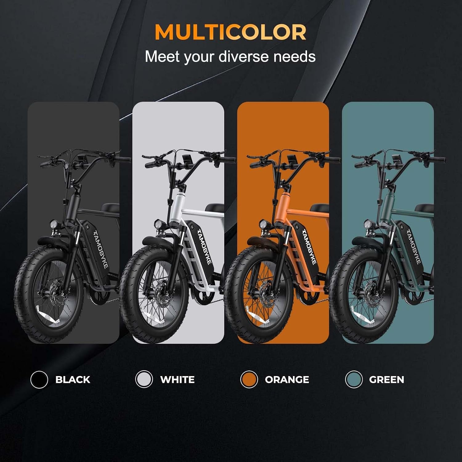 T63 Fat Tire Electric Bike, 500W Entry Level for Adults Teens | 40 Miles, 20MPH, 13Ah Removable Battery. 20 Fat Tire Ebike for Commute, School, Travel. Lightweight. UL2849 Certified.