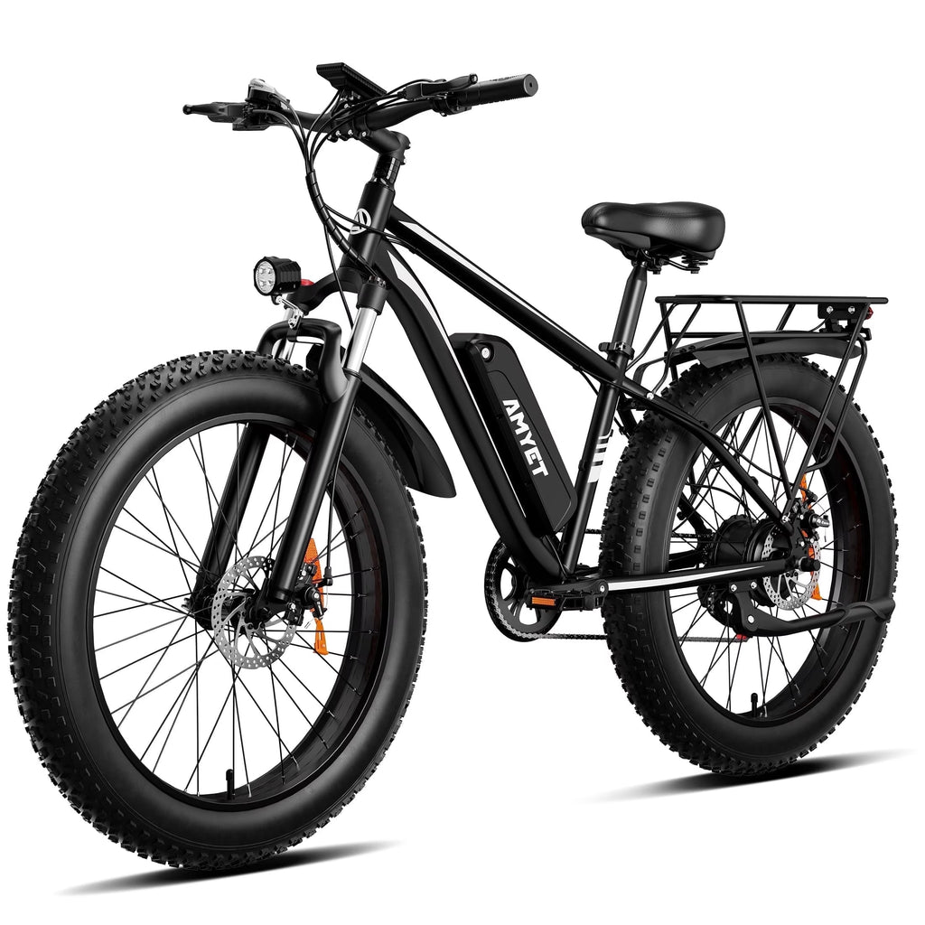 EB26 Electric Bike for Adults, Peak 1500W 48V 15Ah, 26" Fat Tire Ebike, E-Mountain Bicycle, UL2849